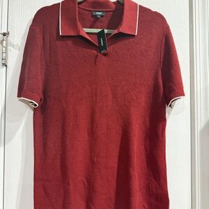 Express Rich Red Polo Shirt